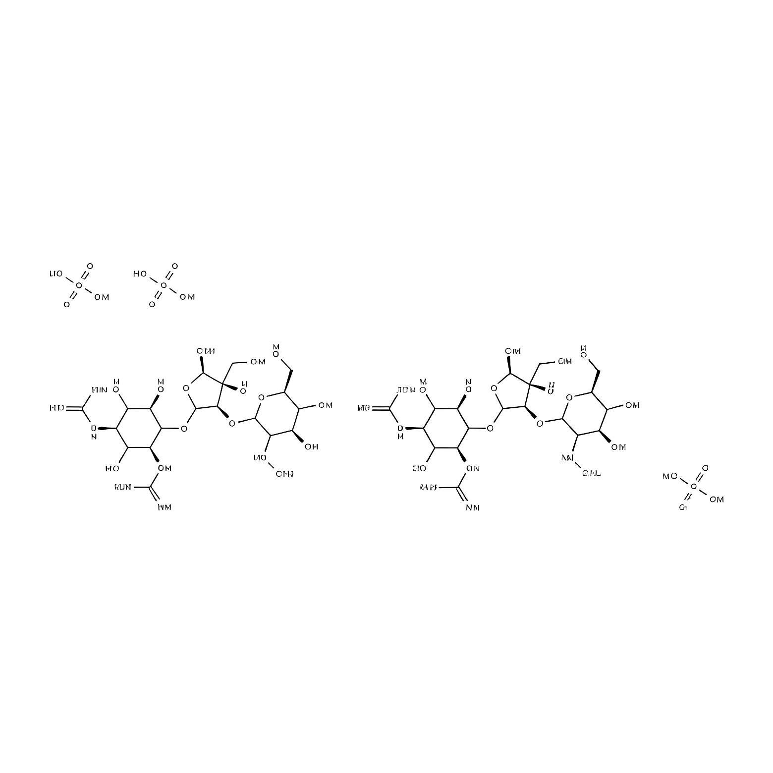 Dihydrostreptomycin Sulphate structure