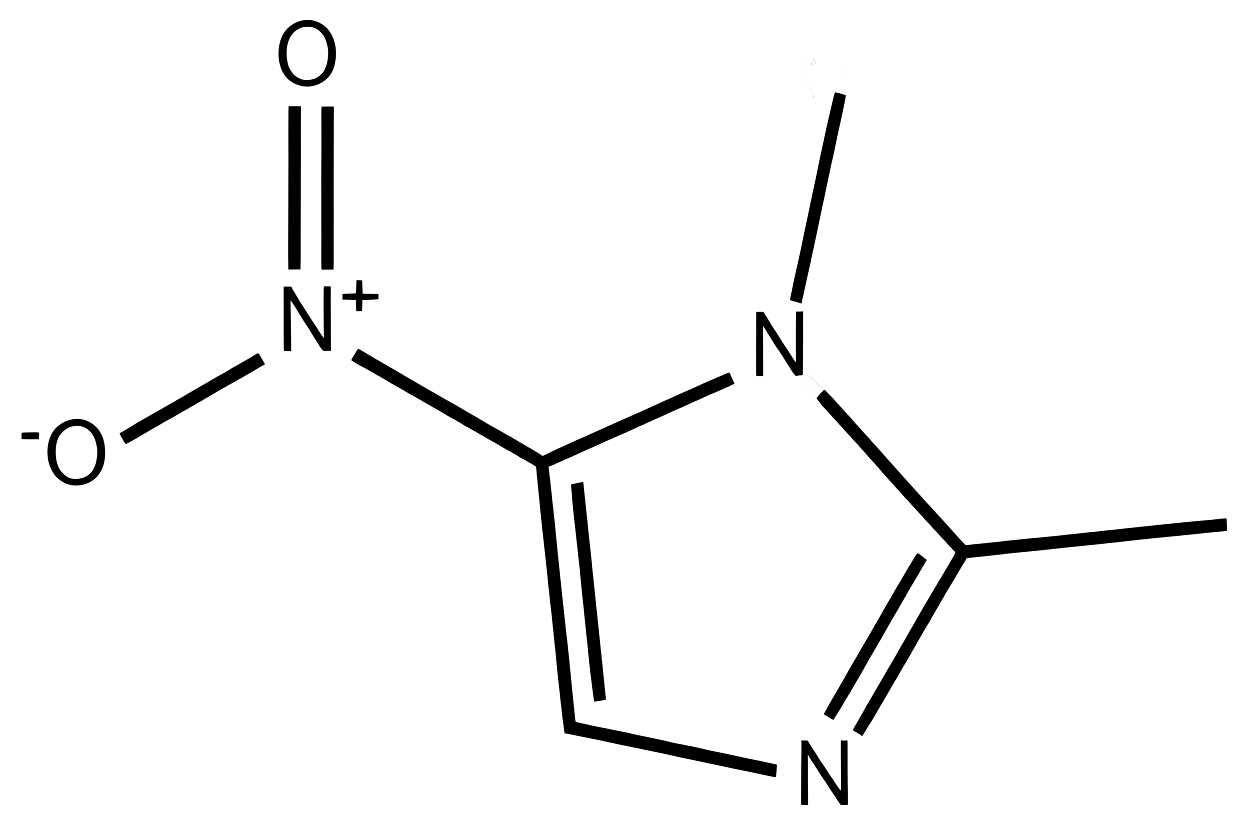 Dimetridazole structure