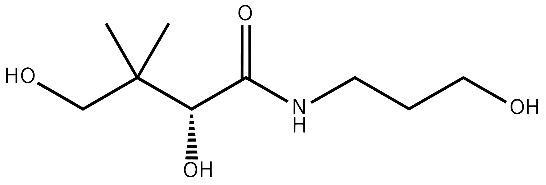 D-Panthenol  structure