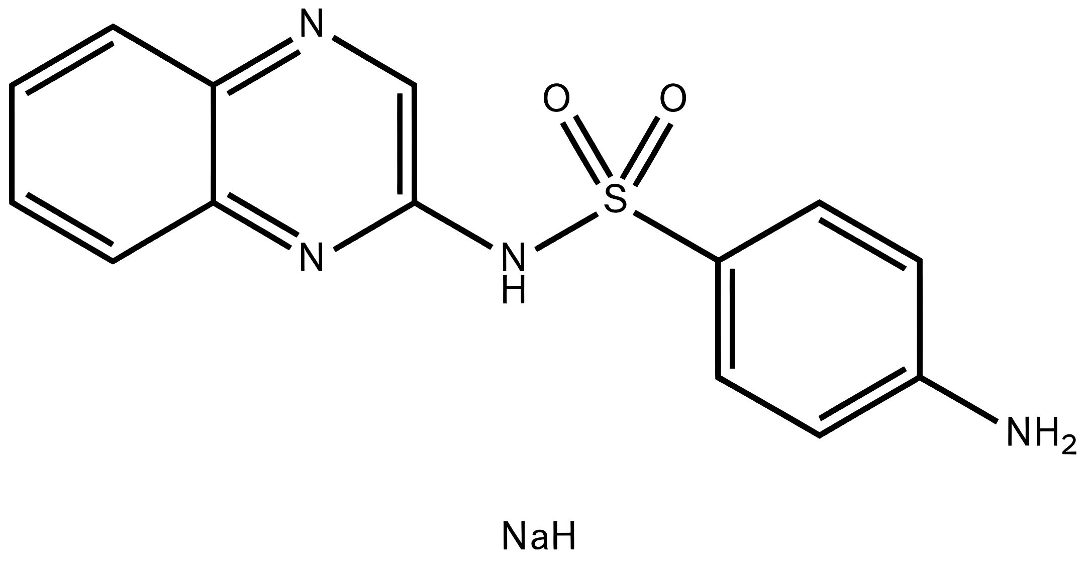 Sulfaquinoxaline Sodium structure